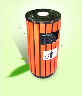 Thùng rác gỗ